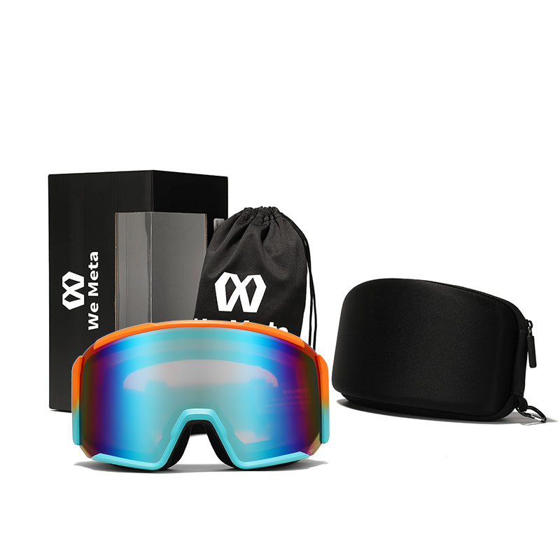We Meta Skidglasögon - Blå/Orange Lins