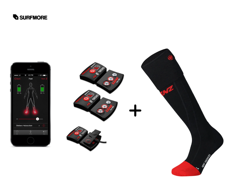 lenz-heat-6-1-toe-cap-kompression-varmesokker-batteri-pakke