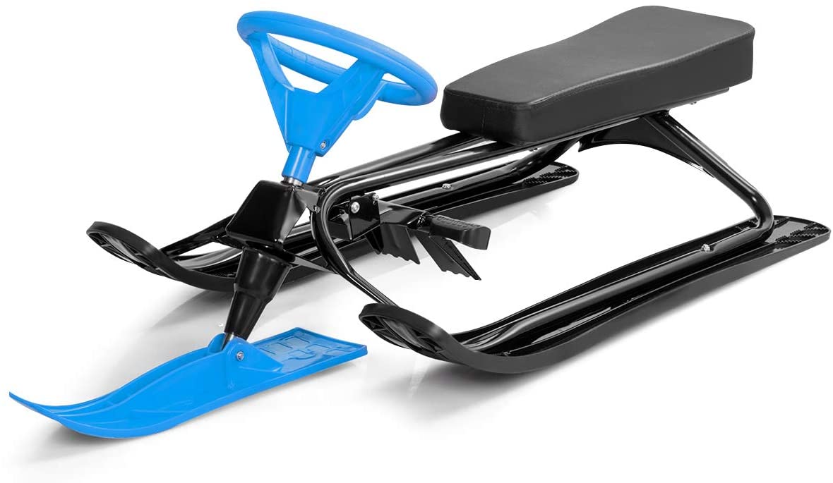 SnowRider Snowracer skoter med ratt - Blå