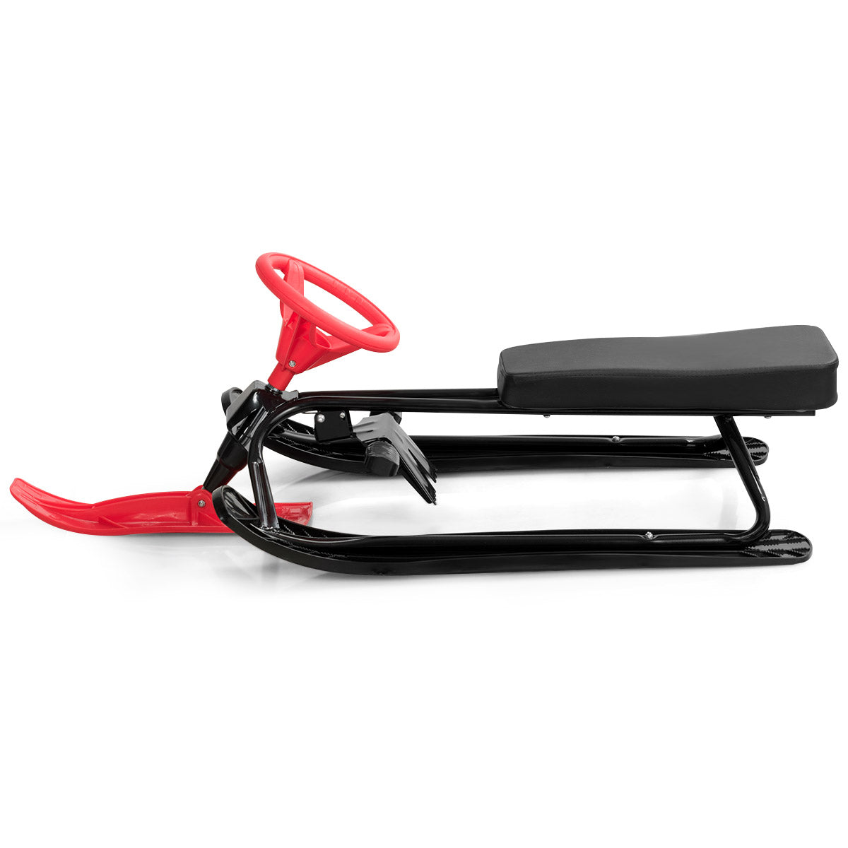 Snowracer-skoter med ratt - Röd