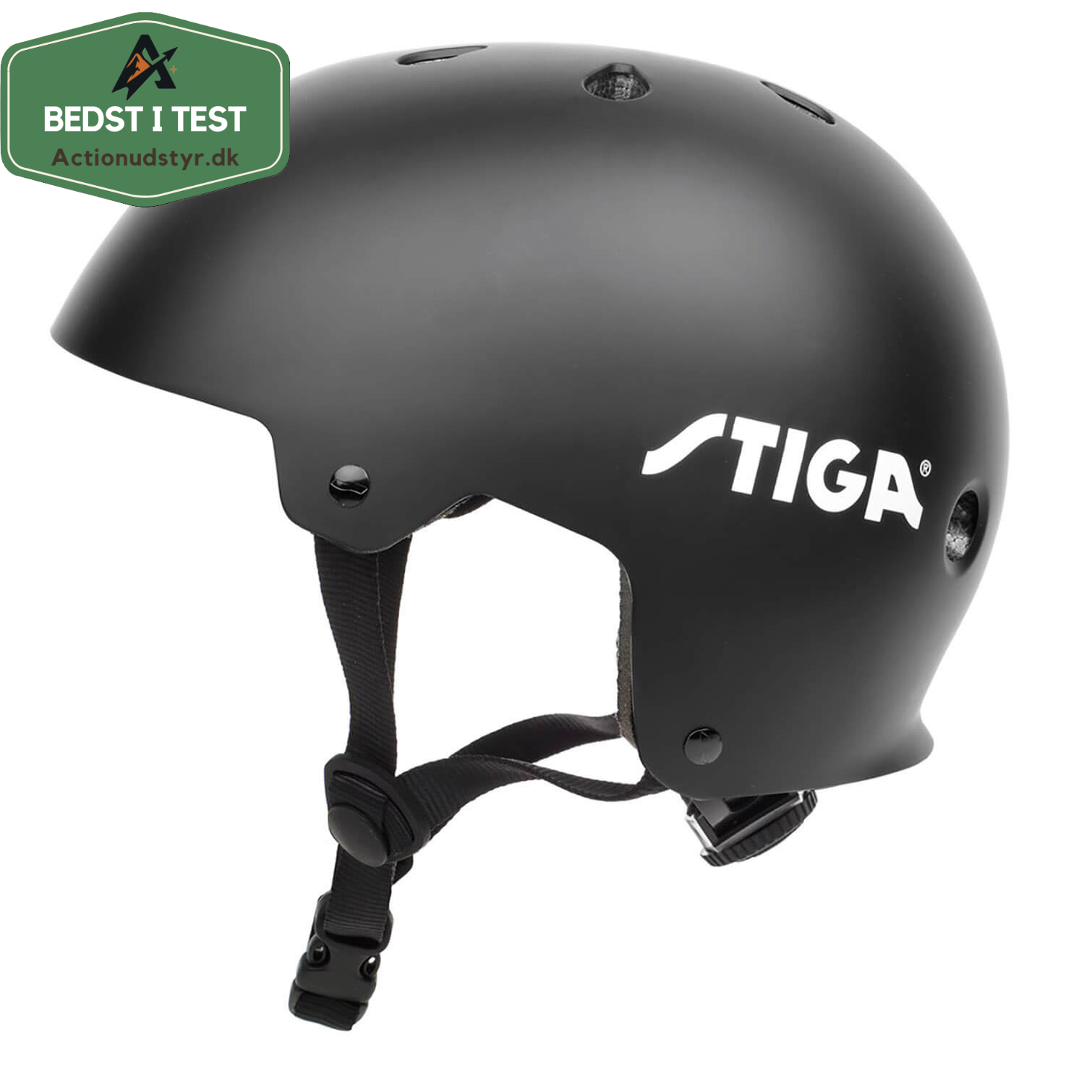 stiga-street-rs-hjelm-til-boern-sort-med-actionudstyr-bedst-i-test-logo