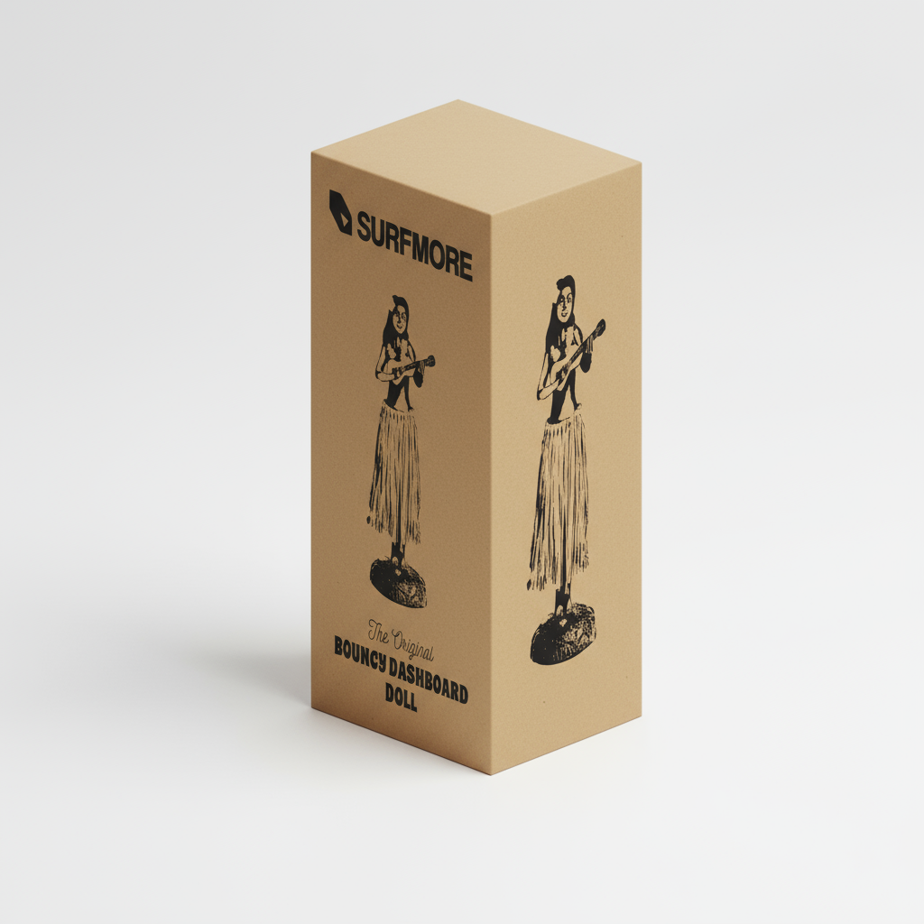 SURFMORE Dashboard Hula Pige - Kasse i Indpakning