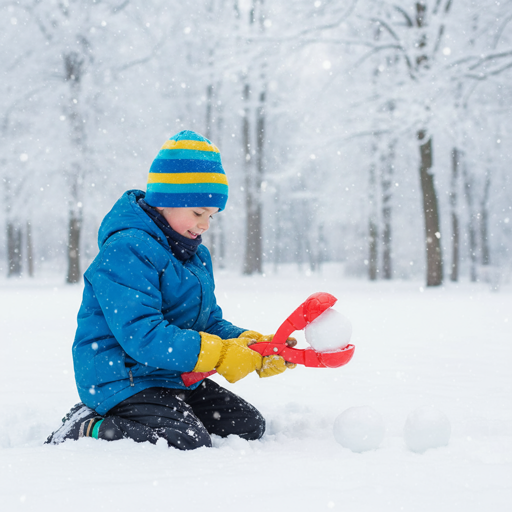 Snöbollsformer - Blå