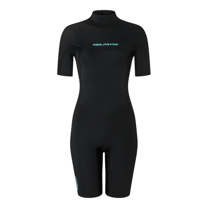 Neilpryde Nexus Shorty BZ (2/2 mm) våddragt til damer - Sort - Front