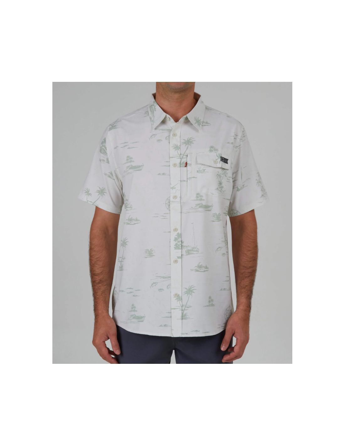 Salty Crew Seafarer S/S Tech Woven - Vaxad