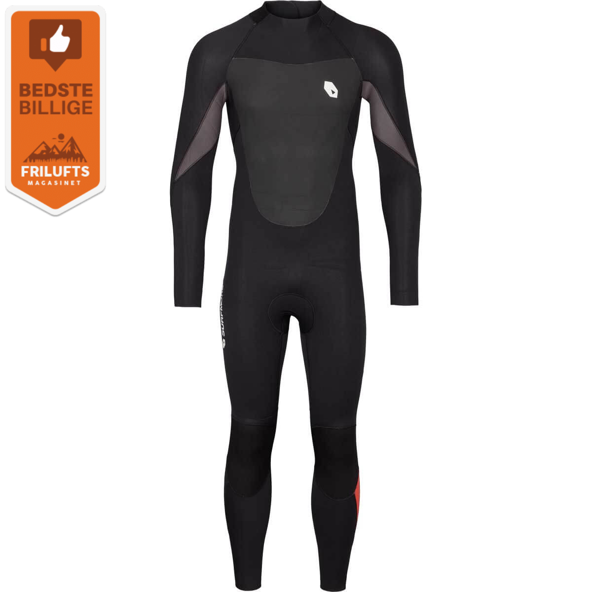 SURFMORE Våddragt til herrer 3/2 mm - Med Friluftsmagasinets 'Bedst billige i test' badge