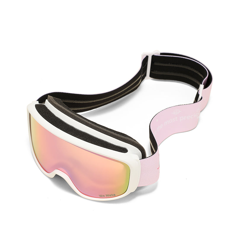 We Meta Skidglasögon för Flickor - Vita/Rosa