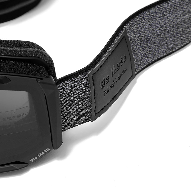 We Meta skidglasögon för vuxna - Svarta med svart lins