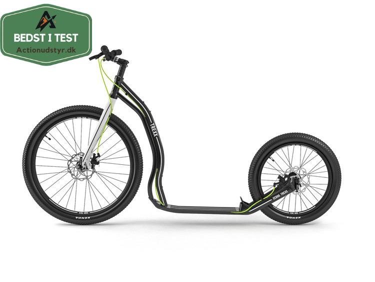 Yedoo Trexx Disc Scooter - Med Actionudstyr.dk 'bedst i test' logo